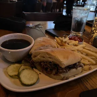 French dip! My husband said this was really good and will order again for sure!