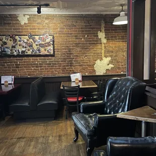 Elevated seating in the back