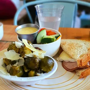 a plate of food
