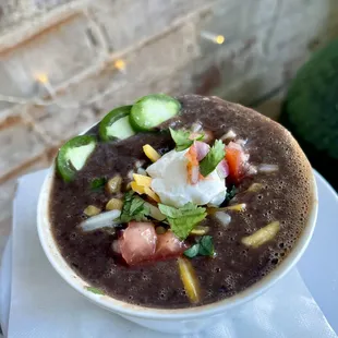 a bowl of soup