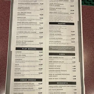 Great food and drinks. Updated menu