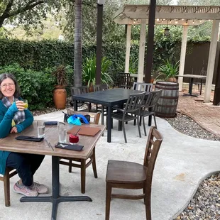 The beautiful patio, am in France
