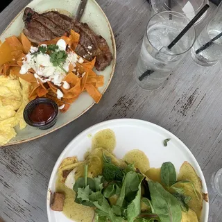Steak and eggs