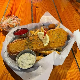 fish and chips, fish, food, seafood