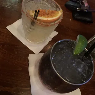 Margarita and a Moscow Mule!