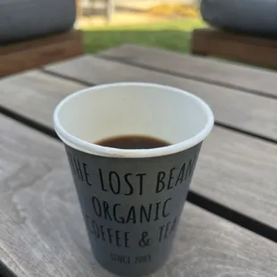 Delicious Organic Drip coffee.