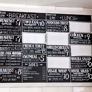 Breakfast and Lunch Menu - June 2021