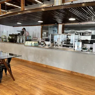 Ordering counter and kitchen