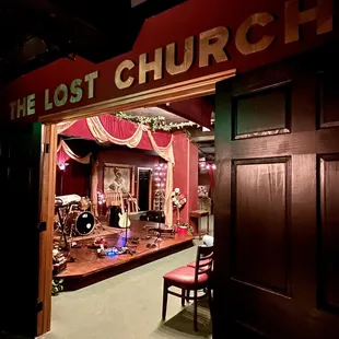 the entrance to the lost church