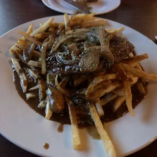 Hamburger Steak Frites, mmmmm!