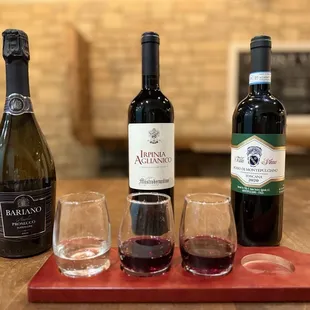 Rotating flights! Ask Sarah or Sydney what the flight of the night is