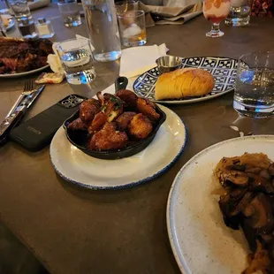 chicken wings and fried chicken, food