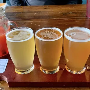 Flagship beers and a yummy frozen cocktail