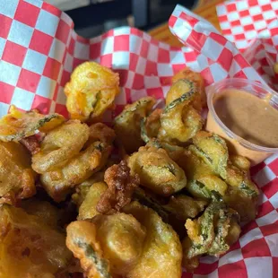 Fried pickle shareable