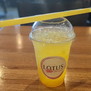 I like that the straw matches the drink!