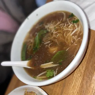 Seafood Egg Noodle Soup