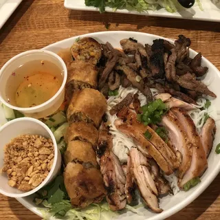 Mini Shrimp Egg Rolls Salad