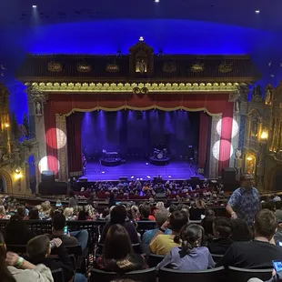 Stage before show starts