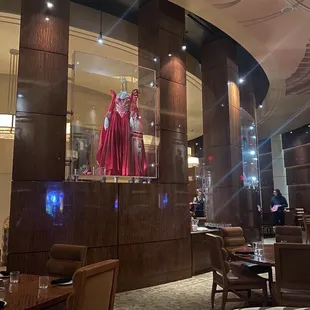the interior of the restaurant