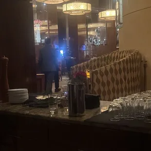 No one,  not crowded at all