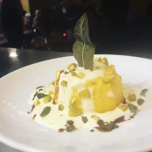 Butternut Squash Sformatino &amp; Fonduta.