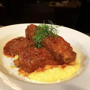 Ribs with Polenta