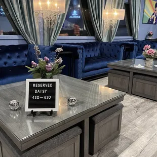 General indoor seating