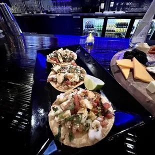 Shrimp Ceviche Tostadas