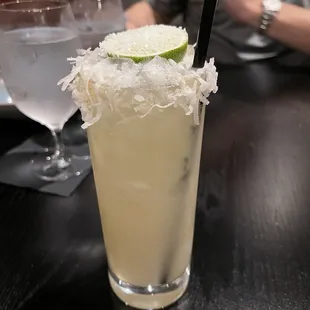 Coconut margarita, delicious!