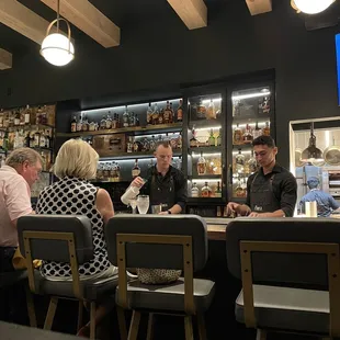 Bar area