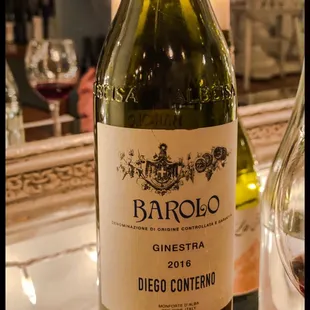 An Italian red wine among a selection of fairly-price wines.