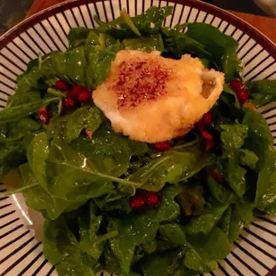 Warm Goat Cheese Salad