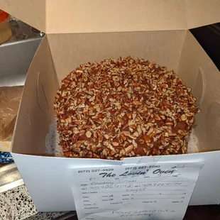 Chocolate pecan cake