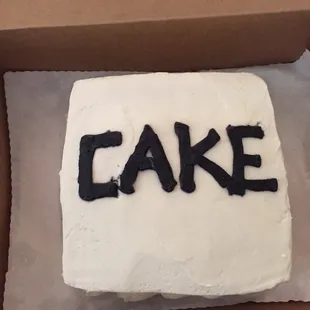 Here's our sad pitiful product from Lovin Oven, a professional bakery !