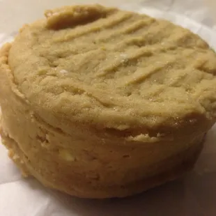 Peanut butter cookie sandwich