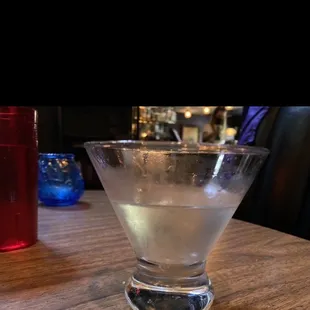 Martini w/o garnish.