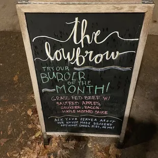 Burger if the month