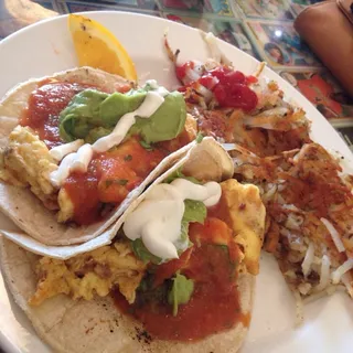 Chorizo Breakfast Tacos