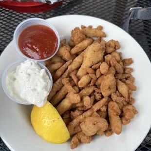 Fried clam strips