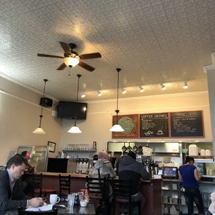 This space might look small from the outside but has a beautiful high ceiling