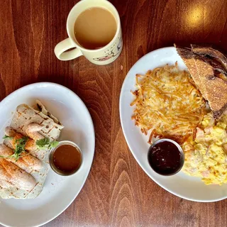 Salmon Scramble