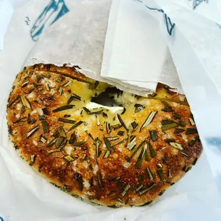 Sea Salt &amp; Herb Bagel