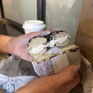 Everything Bagel w plain CC