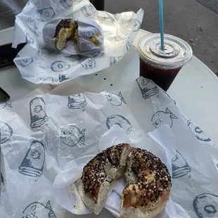 bagels, food, bagel