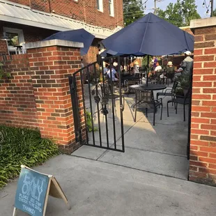 Nice music outside area