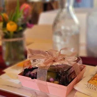 Little snack we got with our visit.