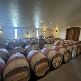 Barrel room tour