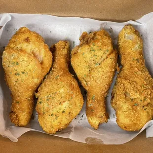 Try our new menu item today: Cajun Fried Drumsticks