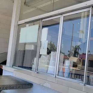 outside