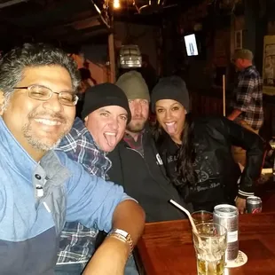 Great group of guys (and gal) behind the bar.